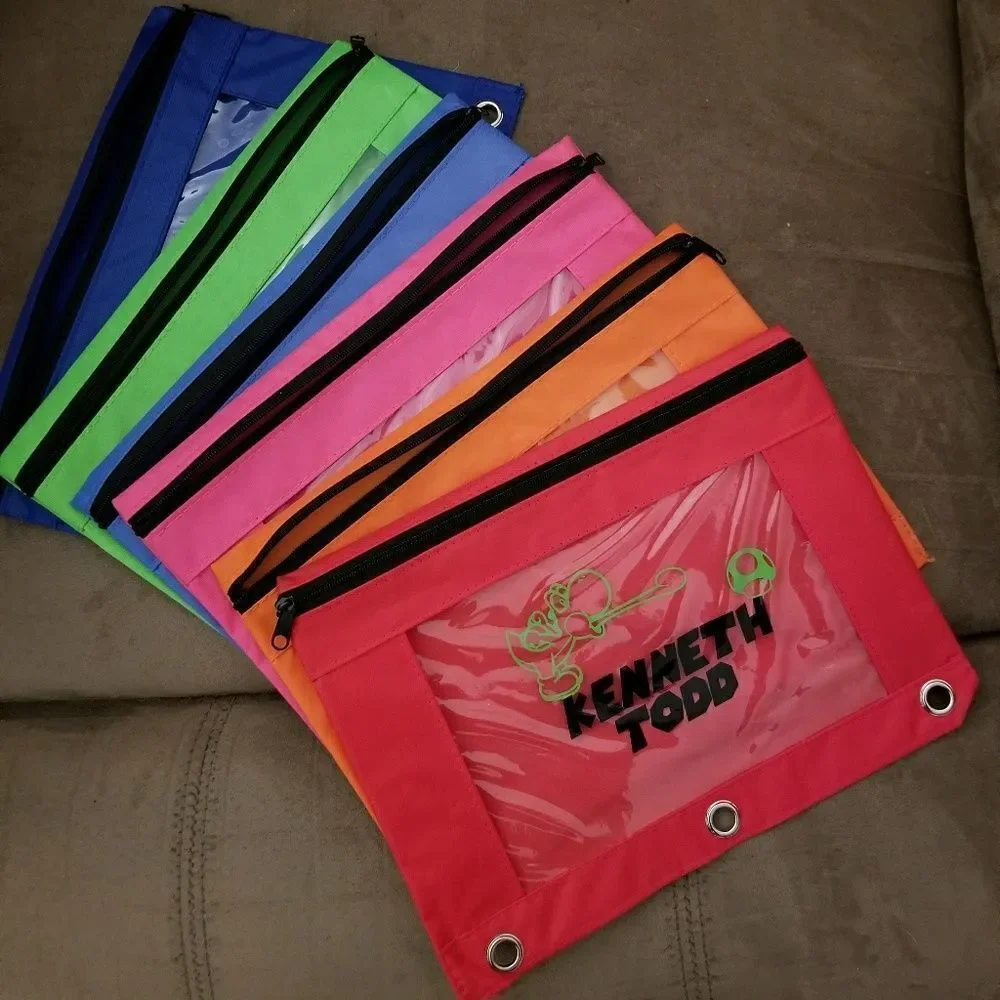 Personalized Pencil/Make Up Bags